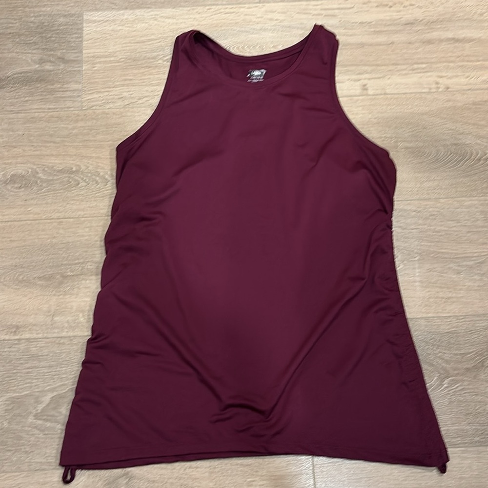 XL burgundy sport top -$7 add on